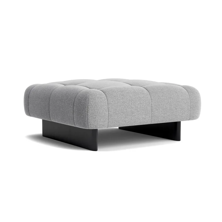 HAY - Quilton Lift Ottoman, chêne noir / gris clair (Hallingdal 130)