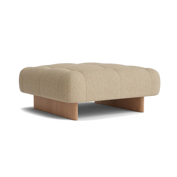 HAY - Quilton Lift Ottoman, chêne / sable (Turf)