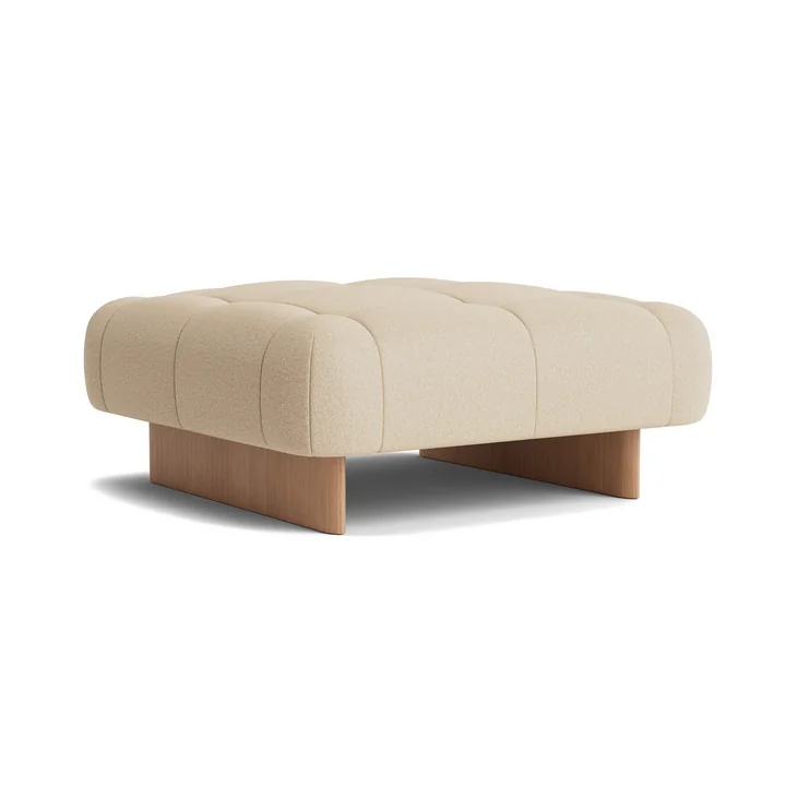 HAY - Quilton Lift Ottoman, chêne / beige (Hallingdal 220)