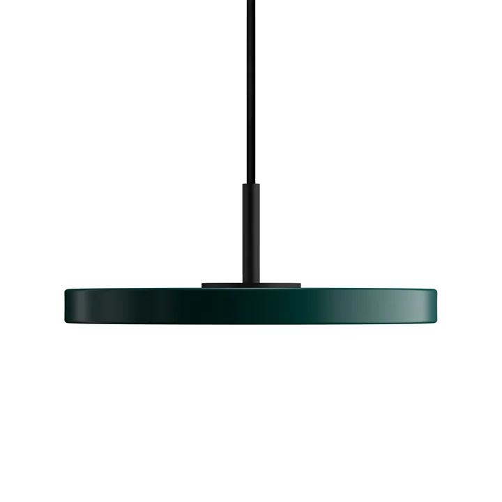 Umage - Asteria Micro Lampe LED suspendue V2, noir / forest green