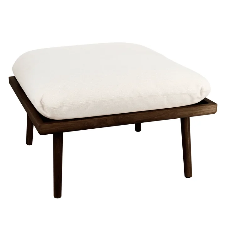 Umage - Lounge Around Shuffle Pouf, chêne foncé / white sands