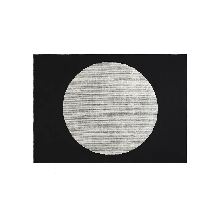 Tom Dixon - Tapis Disc, 170 x 240 cm, noir