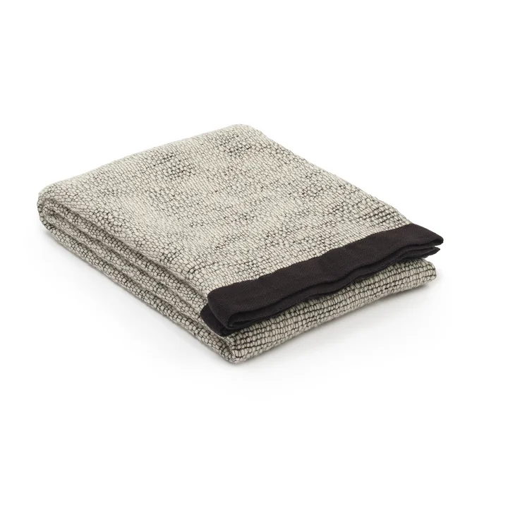 Tom Dixon - Thread couverture, 140 x 180 cm, noir / blanc