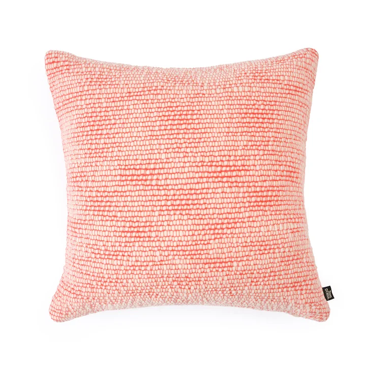 Tom Dixon - Thread coussin, 50 x 50 cm, orange / blanc