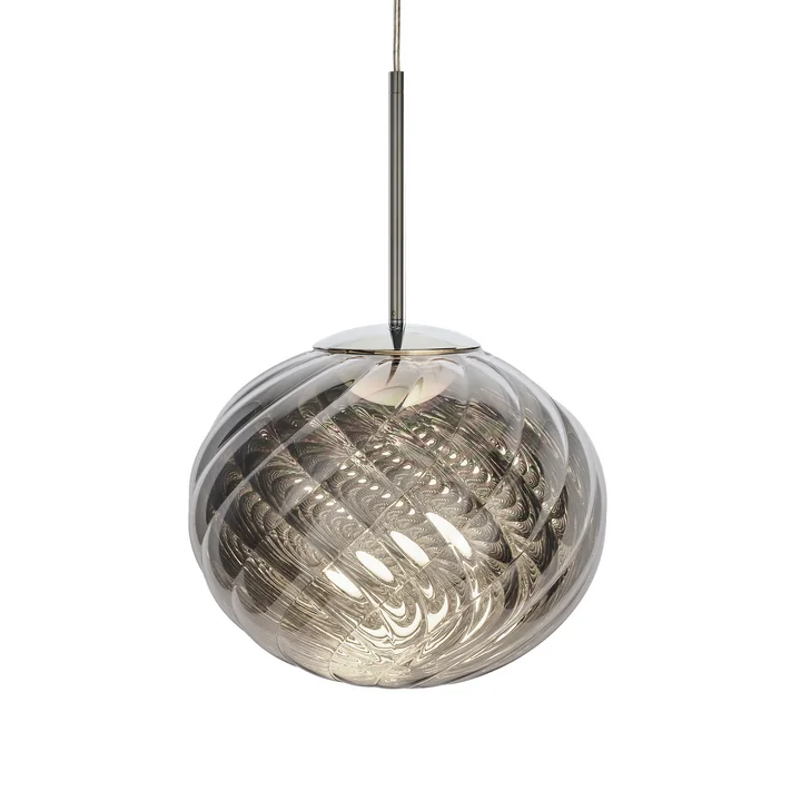 Tom Dixon - Whirl Lampe à suspendre, Ø 30 cm, argenté