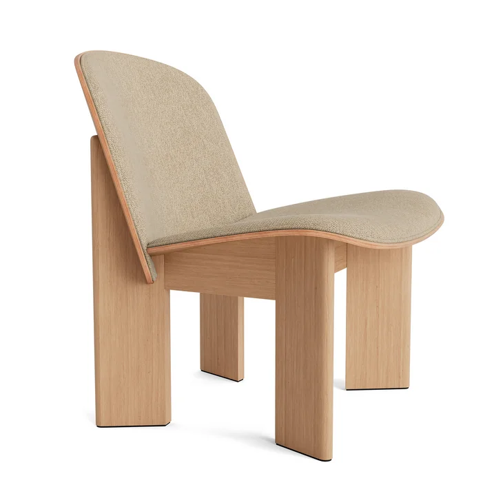 HAY - Chisel Lounge Chair, Chêne / sable (Turf)