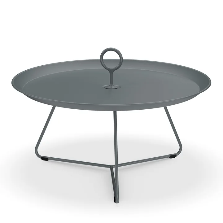 HOUE - EYELET Table d'appoint, Ø 70 cm, gris foncé