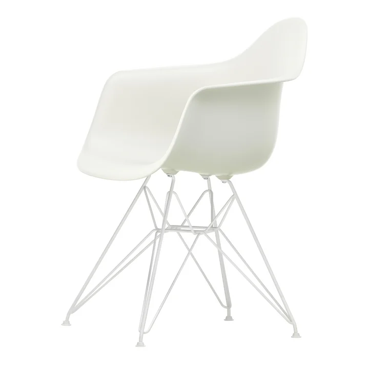 Vitra - Eames Plastic Armchair DAR RE, blanc / blanc coton