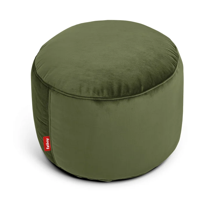 Fatboy - Point Velvet recycled tabouret, deep green (velours)