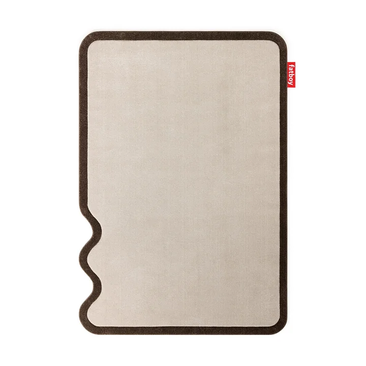 Fatboy - Tapis Grand Not Straight, marron crème, 290 x 200 cm