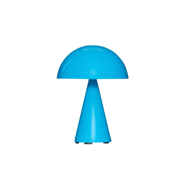 Hübsch Interior - Mush lampe de table à accu, mini, bleu