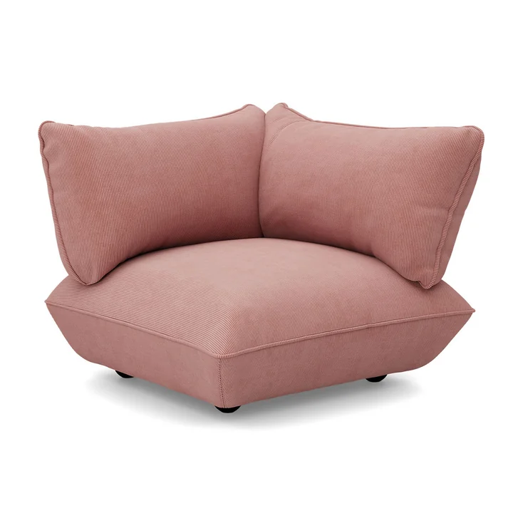 Fatboy - Sumo Module d'angle droit, rose pâle (Cord)