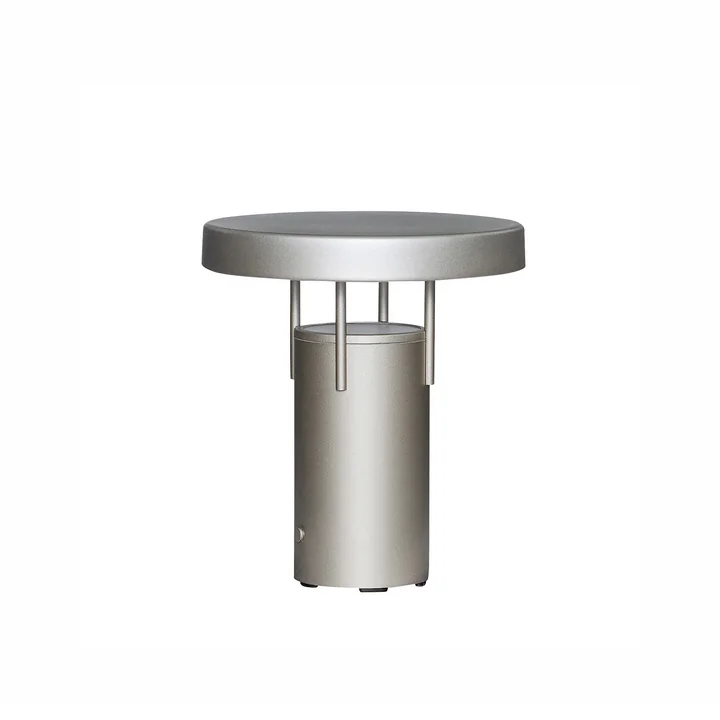 Hübsch Interior - BringMe Lampe de table LED rechargeable, Mini, sable métallique