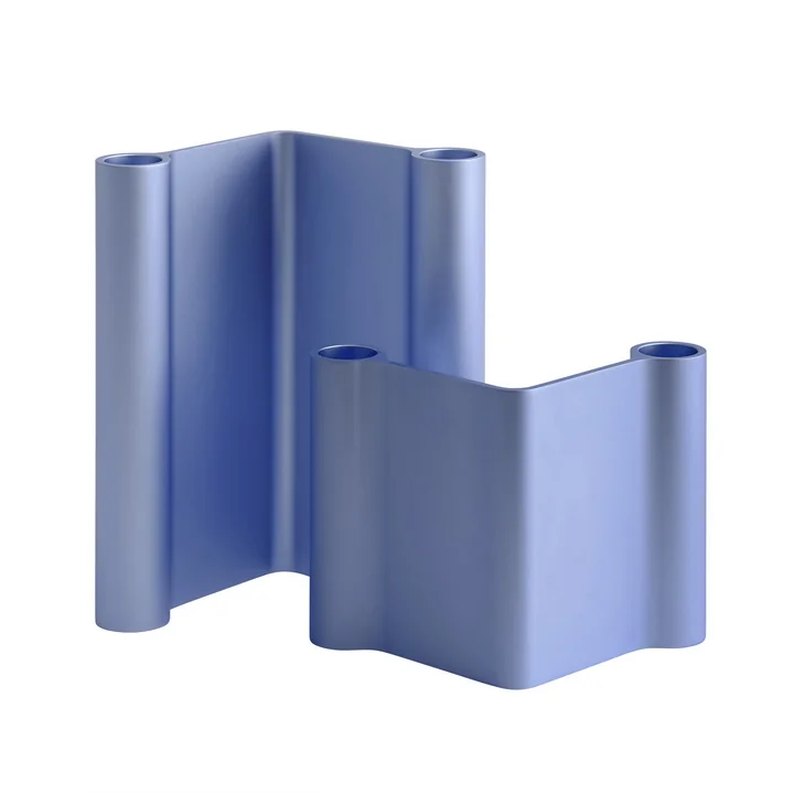 Muuto - Pair Bougeoir, bleu clair