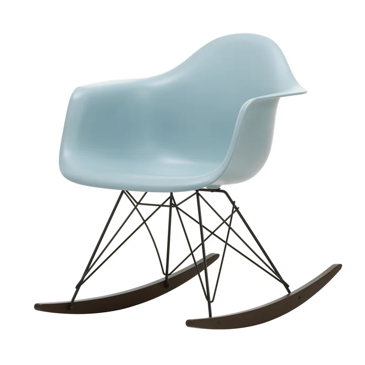 Vitra - Eames Plastic Armchair RAR RE, érable foncé / basic dark / gris glacé