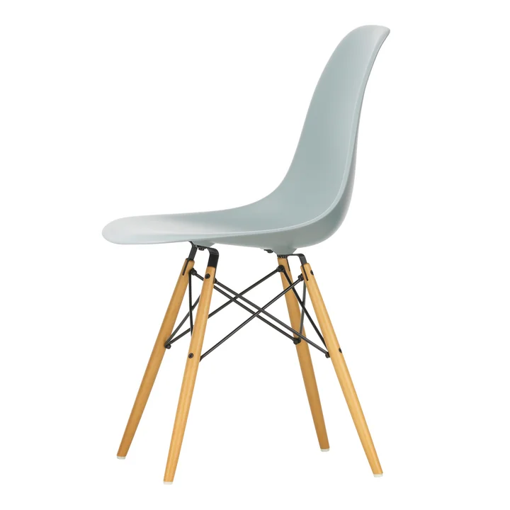 Vitra - Eames Plastic Side Chair DSW RE, érable jaunâtre / gris clair
