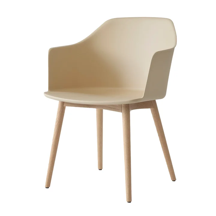 & Tradition - Rely Armchair HW76, chêne laqué transparent / sable