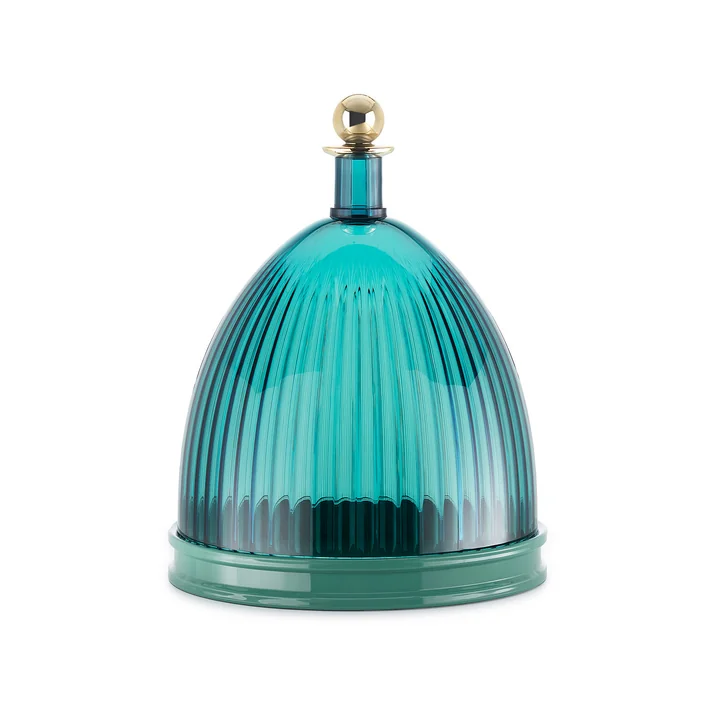 Kartell - La Coupole Plateau avec cloche, vert / vert