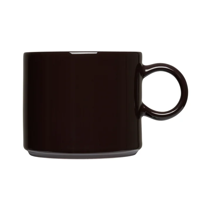 Design Letters - Nordic Jumbo Tasse en porcelaine, Is today a holiday / marron