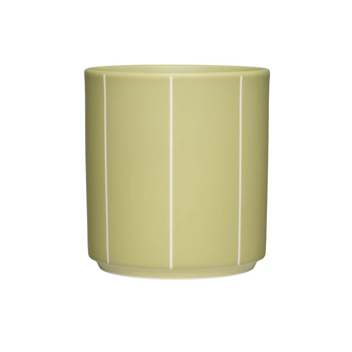 Design Letters - Nordic Pyjamas Tasse en porcelaine, green stripe