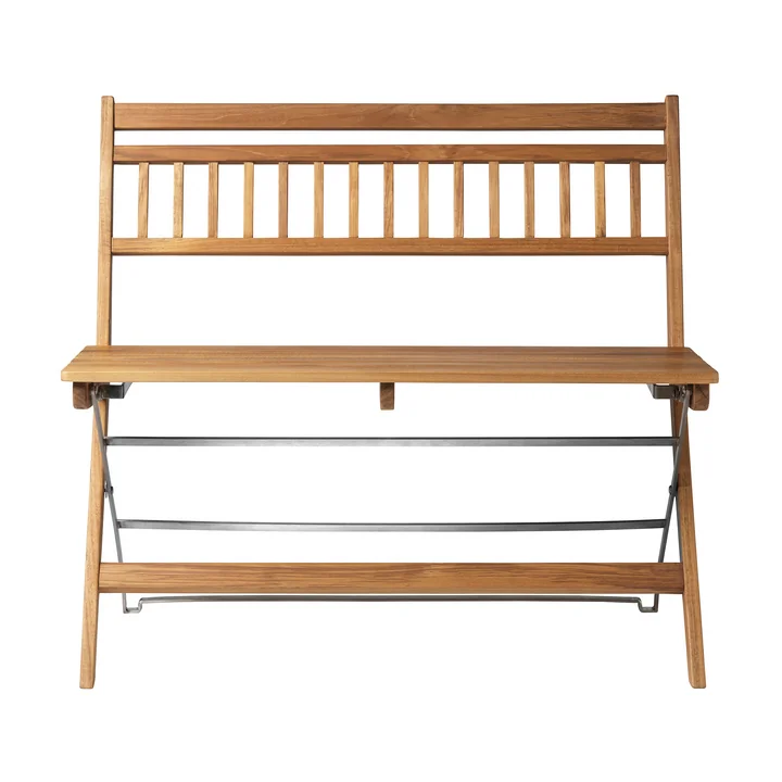 FDB Møbler - Lilleø M24 Banc de jardin, teck huilé naturel