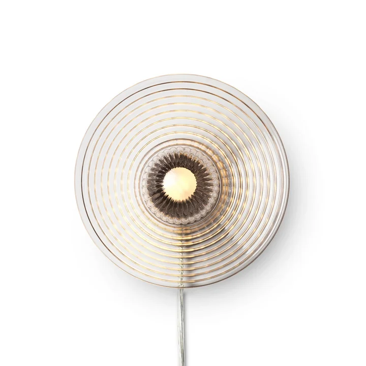 FDB Møbler - Sletterhage Applique murale, Ø 28 cm, transparente (avec câble)