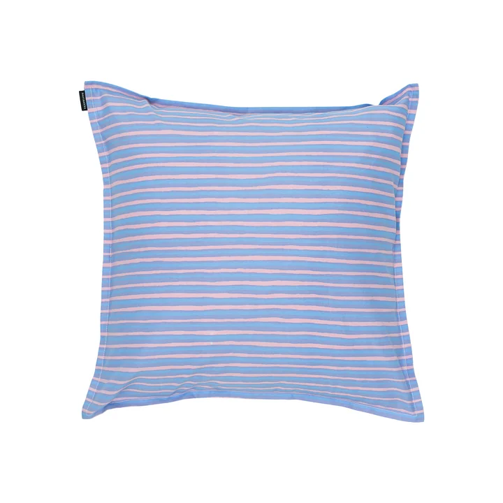 Marimekko - Piccolo housse de coussin, 50 x 50 cm, rose / bleu clair
