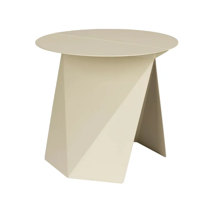 Zuiver - Foldy Table d'appoint, pliable, beige