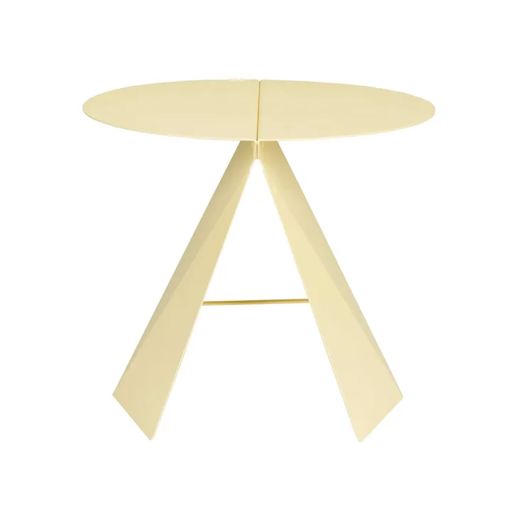 Zuiver - Foldy Table d'appoint, pliable, citron