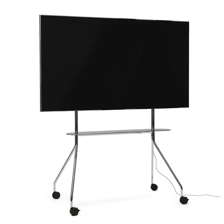 Pedestal - Moon Pro Support TV, 40 - 75 pouces, chromé