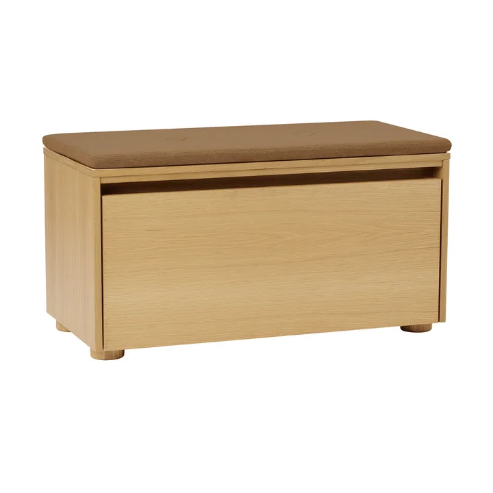 Umage - Hideaway Banc de rangement, placage chêne / sugar brown