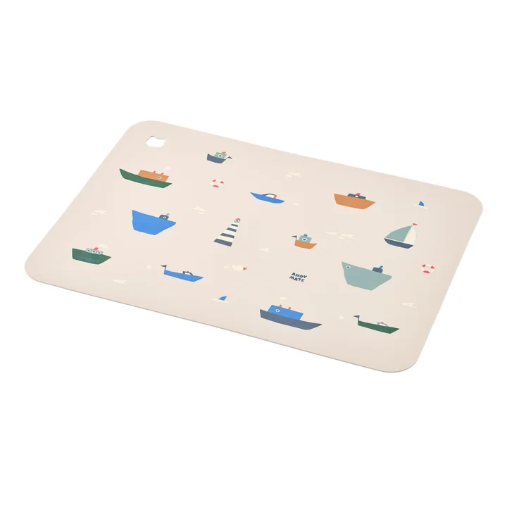 LIEWOOD - Set de table pour enfants Jude Sailing , sandy