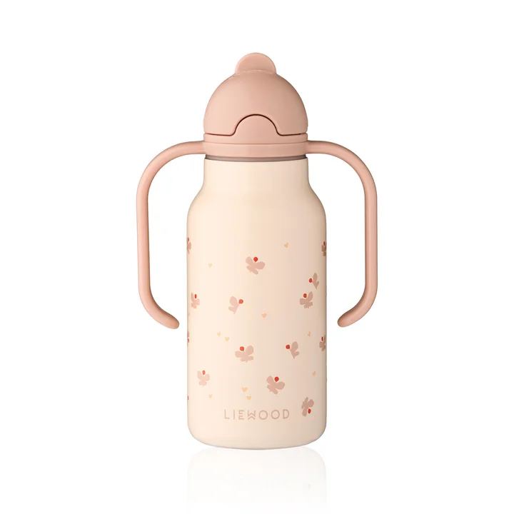 LIEWOOD - Bouteille imprimée Kimmie, 250 ml, mini Butterfly / apple blossom