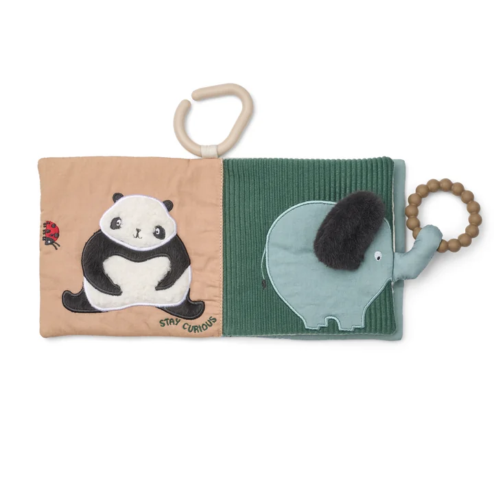 LIEWOOD - Livre en tissu Fey, around the world / sandy