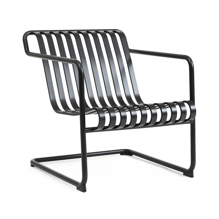HAY - Palissade Cantilever Lounge Chair Low, anthracite
