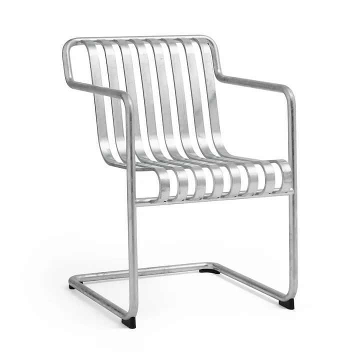 HAY - Palissade Cantilever Dining fauteuil, hot galvanised