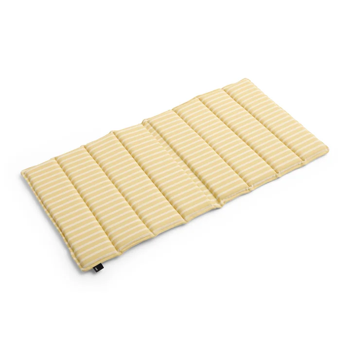 HAY - Terrazza Coussin d'assise pliable, bandes épaisses, jaune