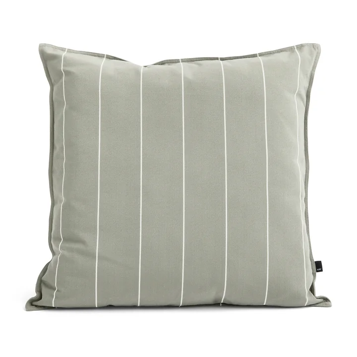HAY - Terrazza Outdoor Coussin, 60 x 60 cm, rayures fines, gris