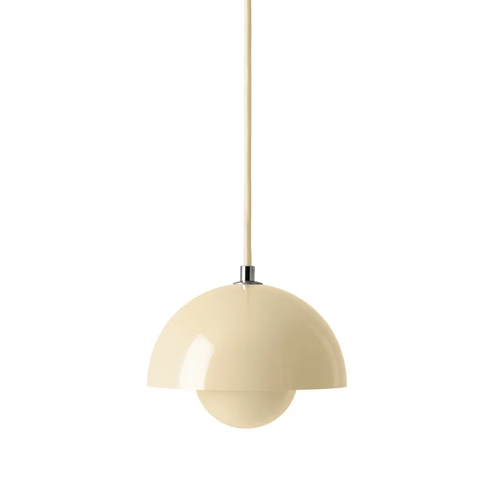 & Tradition - FlowerPot Lampe suspendue VP10, ivoire