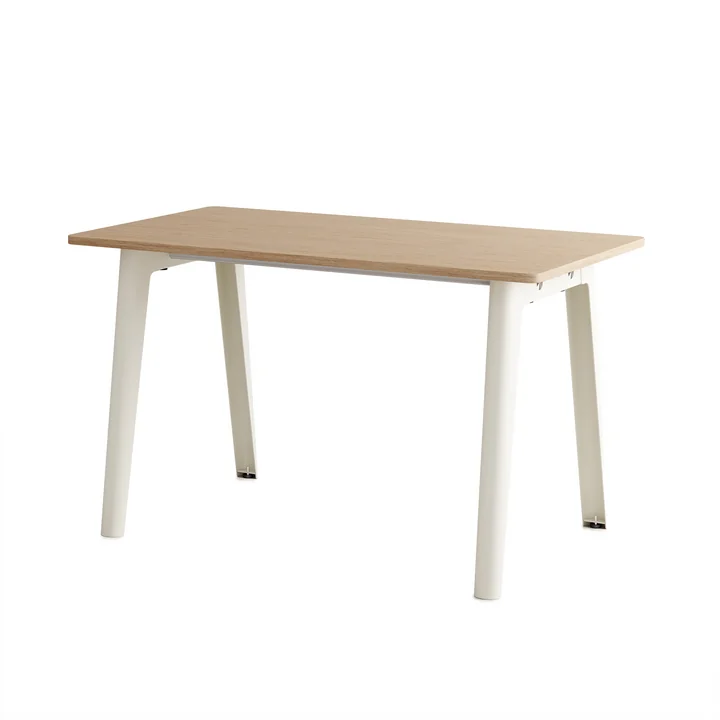 TipToe - NEW MODERN Bureau, 75 x 130 cm, bouleau / cream white