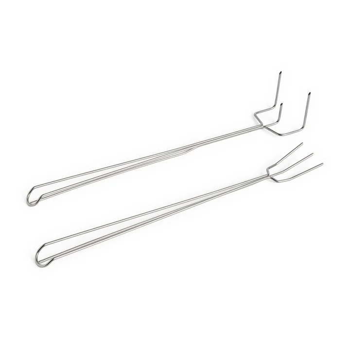 HAY - Outdoor Market Fourchette à barbecue, acier inoxydable (set de 2)