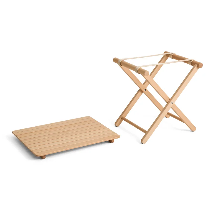 HAY - Outdoor Market Table pliante S, nature