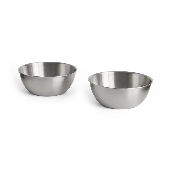 HAY - Outdoor Market Bol S, inox (set de 2)