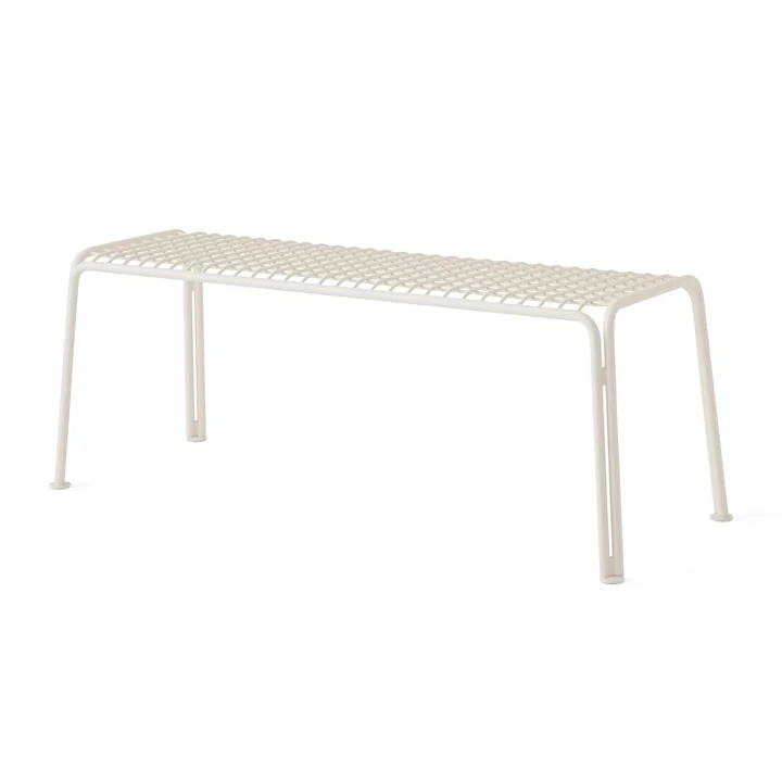 & Tradition - Thorvald SC112 Banc de jardin, 125 x 46 cm, ivoire