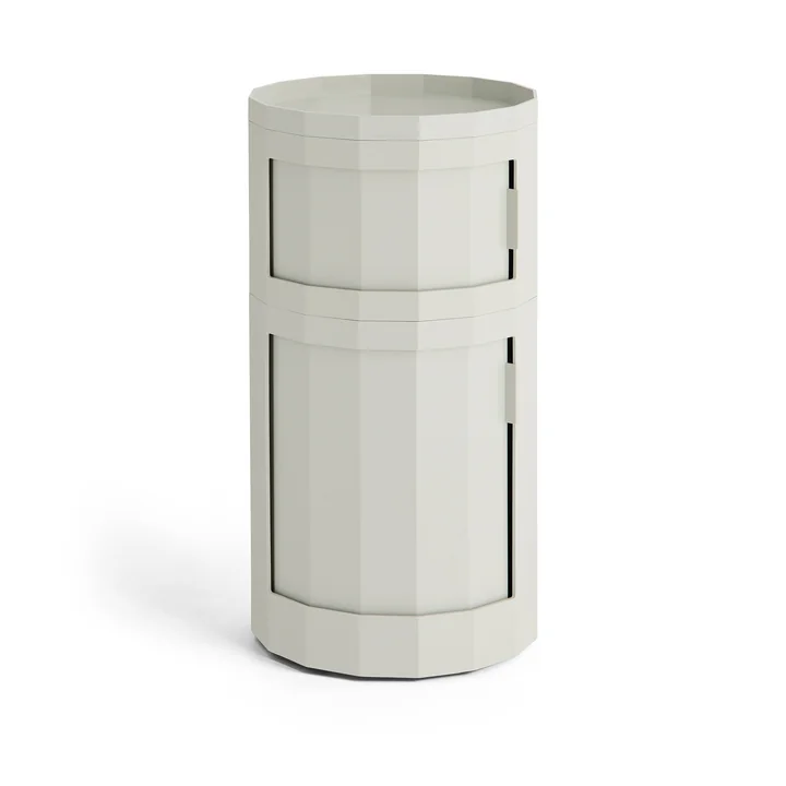 HAY - Facet Cabinet 110 avec pieds et roulettes, misty grey