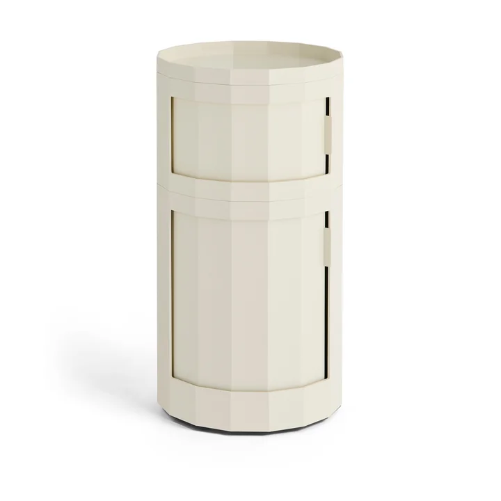 HAY - Facet Cabinet 110 avec pieds et roulettes, eggshell