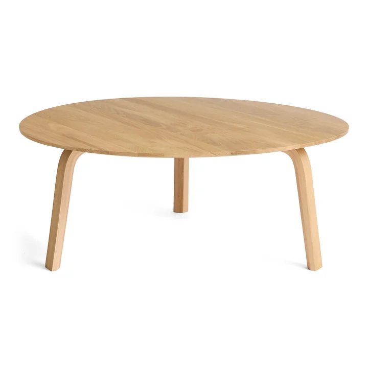 HAY - Bella Table basse Ø 80 cm / H 32 cm, chêne laqué