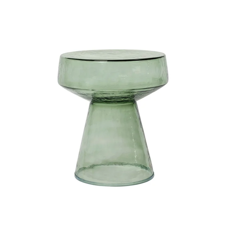 Broste Copenhagen - Clara Table d'appoint Ø39 x H44 cm, vert clair