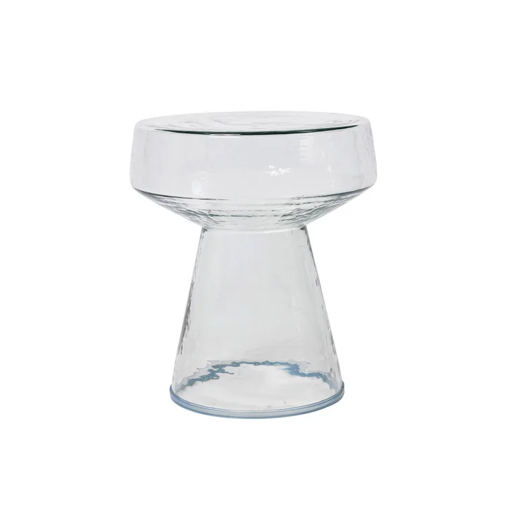 Broste Copenhagen - Clara Table d'appoint Ø39 x H44 cm, transparent