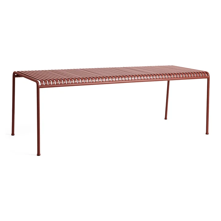 HAY - Palissade Table, rectangulaire, 220 x 90 cm, iron red